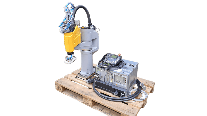 Robot przemysłowy Stäubli TS40 (CS8C) z panelem sterowania